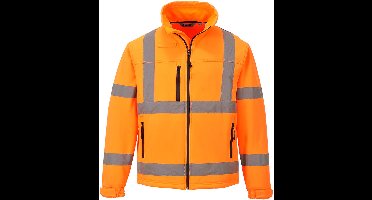 Portwest Hi-Vis Klassiek Softshell Jack (3L) S424 - Oranje - L