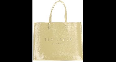 Ted Baker schoudertas Crikon Crinkle Icon Bag Yellow mosterdgeel