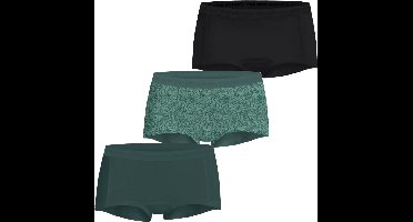 Björn Borg 3-Pack dames boxershorts - Everyday cotton - Groen - Groene Combi / 2XL