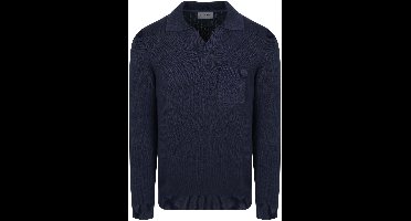 Suitable Raw Trui Riva Knit Donkerblauw (navy) - Maat XL - Heren - Pullover