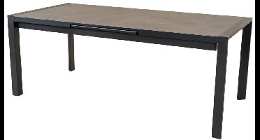 Les - Lagos uittrektafel 200/260x96 cm -matt antraciet