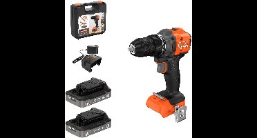 BLACK+DECKER 18V Brushless Schroefboormachine in koffer (met 2x2.5Ah accu en lader) - BLD782E2K-QW