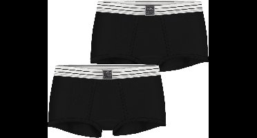 Björn Borg dames Core minishorts - boxers korte pijpen (2-pack) - zwart - zwart