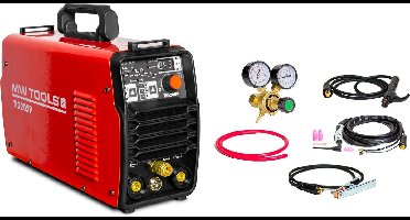 TIG lasinverter DC Pulse 200A + accessoires MW Tools TIG205P