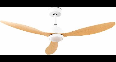 Plafondventilator met ledverlichting en 3 ABS-bladen Wuled InnovaGoods Hout 36 W 52" Ø132 cm