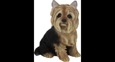 Esschert Design Yorkshire Terrier 21,5 X 14 Cm Polyresin Bruin