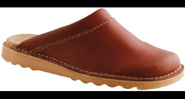 Leren muil Gevavi bruin - cognac - 45
