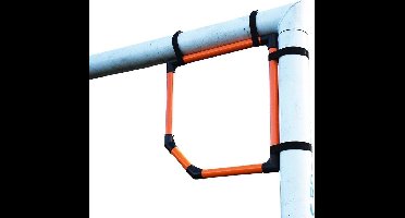 Precision - Hoekdoel - Target kruising - 50 centimeter - Pvc = Oranje/zwart
