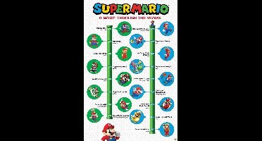 Pyramid Super Mario A Warp Through the Years  Poster - 61x91,5cm