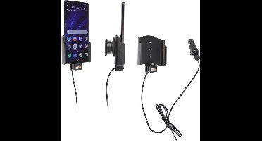 Brodit houder geschikt voor Huawei P30 Pro Actieve houder met 12V USB plug