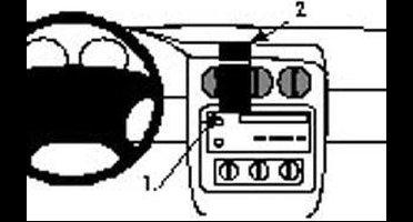 Brodit ProClip houder geschikt voor Pontiac Firebird/ Trans Am 1993-2003 Center mount