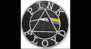 Pink Floyd Patch Circle Logo Zwart