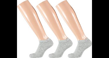Bamboe sokken sneaker 3 paar - Grijs - Bamboe Sokken Heren Sokken Dames - Maat 39/42