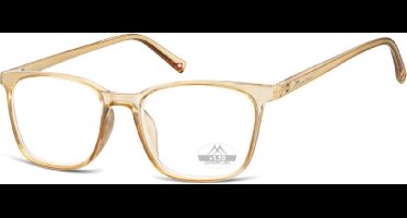 Montana Leesbril Hmr56 Goud/transparant Sterkte +2.50