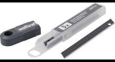 wolfcraft - 5 afbreekmessen PRO SHARP, 9 mm - 4207000