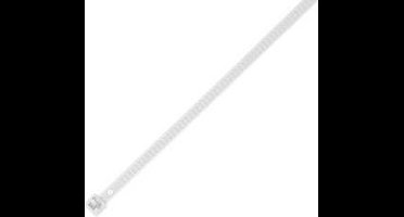 HellermannTyton 115-00008 LR55R-PA66-NA-Q1 Kabelbinder 196 mm 4.80 mm Natuur Hersluitbaar, Hittegestabiliseerd 25 stuk(