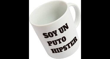 Fisura Mok Soy Un Pito Hipster 350 Ml Keramiek Wit