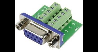 TRU COMPONENTS DSUB09F-10TB-2 1229331 D-sub bus 90 ° Aantal polen: 9 Schroeven 1 stuk(s)