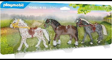 PLAYMOBIL Country 3 paarden - 70683