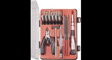 Donau Elektronik 821231 Gereedschapsset Professioneel Incl. koffer 25-delig