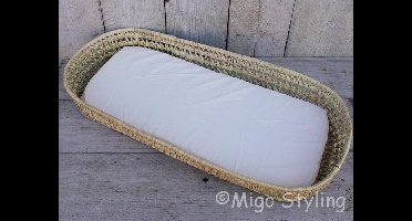 Baby - Aankleedmand - Verschoonmand - Inclusief matrasje - Aankleedkussen - Palmblad