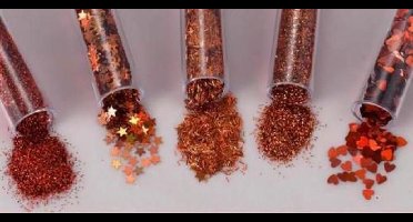 Glitterset assorti Sunset 1.8 Gram 5 Stuks