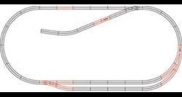 H0 Roco GeoLine (met ballastbed) 61102 Uitbreidingsset 1 set(s)
