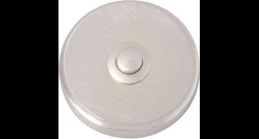 Heidemann 70083 Belknop 1-voudig Vernikkeld 24 V/1 A