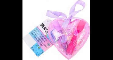 Create It! Hartje Met Lipgloss Meisjes 5 X 10 X 5 Cm Roze 3-delig