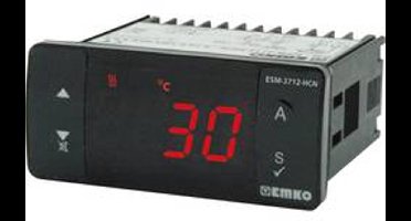Emko ESM-3712-HCN.5.12.0.1/01.00/2.2.0.0 Tweestandenregelaar Temperatuurregelaar PTC -50 tot 130 °C Relais 16 A, Relais