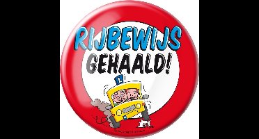 Paper dreams XL Button - Rijbewijs