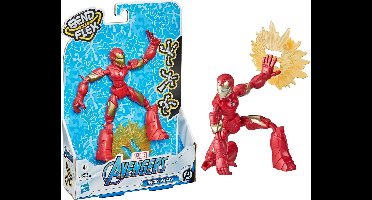 Marvel Avengers Bend and Flex Iron Man - Superflexibele actiefiguur