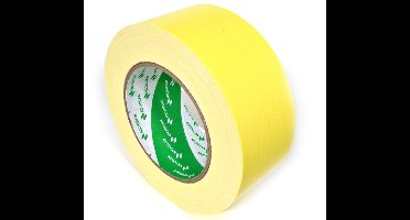 Nichiban Gaffa Tape NT1200 Duct Tape 50 mm / 25 meter in geel - Originele Gaffer Tape