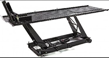 HBM 300 Motorheftafel Hydraulisch Met Luxe voorwielklem - Zwart