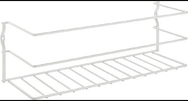 Metaltex - Keukenrek - Opbergrekje voor Keuken - Ruimtebesparend - Vastschroeven - 34 x 11 x 11 cm