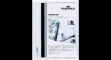 Durable personaliseerbare snelhechtmap Duraplus wit
