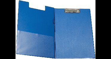 Q-CONNECT klemplaat, PP, ft A4, dubbel, blauw 12 stuks