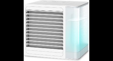 FlinQ Aircooler - Luchtkoeler - tafelventilator - Airco - 800ml Waterreservoir - LED-verlichting