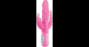 Seven Creations - E Rabbit Slimine Triple Play - Vibrators Double Roze