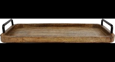 Gifts Amsterdam Dienblad 50x24x2,5 Cm Hout/metaal Naturel