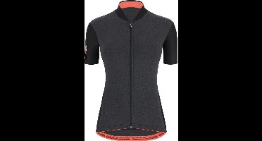Santini Fietsshirt Korte mouwen Zwart Dames - Colore S/S Jersey For Women Black - S