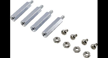 Renkforce Bevestingingsset Geschikt voor serie: Raspberry Pi Zilver