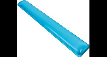 Q-CONNECT polssteun antislip transparant blauw