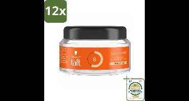 Taft - Maxx Power 8 - Styling Gel - Maximale controle - 250 ml - Voordeelverpakking - 12 stuks - Maxx Power Gel - Sterke hold