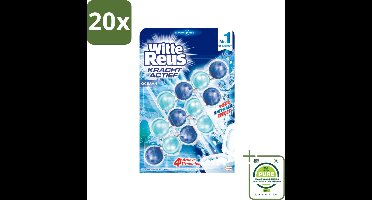 20 x Witte Reus - Kracht Actief Toiletblok - Oceaan - 3 Toiletblokken - Grootverpakking - Toiletblok - Toilet Reiniging - Frisse Geur - Oceaan Geur - Kalkaanslag
