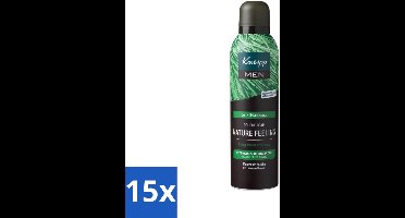 Kneipp – Men Nature Feeling – Douche Foam – Frisse Dennengeur – 200 ml - Bulkverpakking - 15 stuks