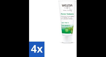 4 x WELEDA - Planten tandpasta - 75 ml - Tandpasta - Natuurlijke Tandpasta - Biologische Tandpasta - Kamille Tandpasta - Tandvlees Verzachten