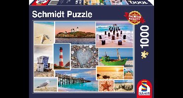 Schmidt - Legpuzzel - Aan zee - 1000 stukjes - Volwassenen - vanaf 12 jaar