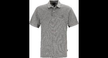 BOSS Parris regular fit heren polo - pique - zilver