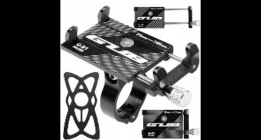 GUB G81 Aluminium Fietstelefoonhouder 55-100mm 360° Verstelbaar